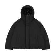 Juun.J Hooded Short Puffer Down Jacket Black - 23FW