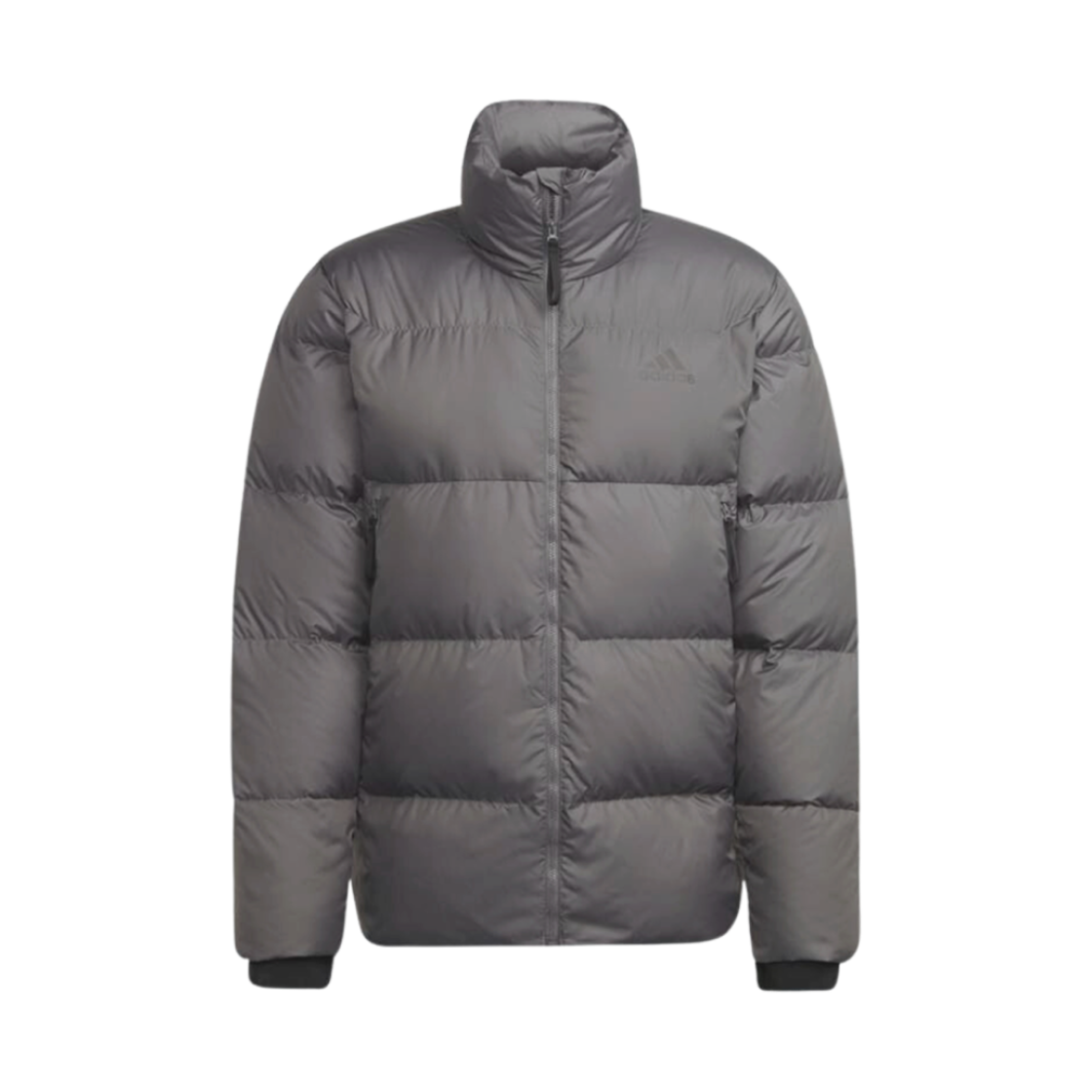 GV5349 Adidas Sportswear D11 Big Baffle Down Hooded Jacket Grey Four - KR Sizing