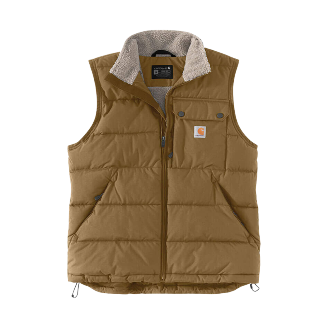 105475-B33 Carhartt Montana Loose Fit Insulated Vest Oak Brown