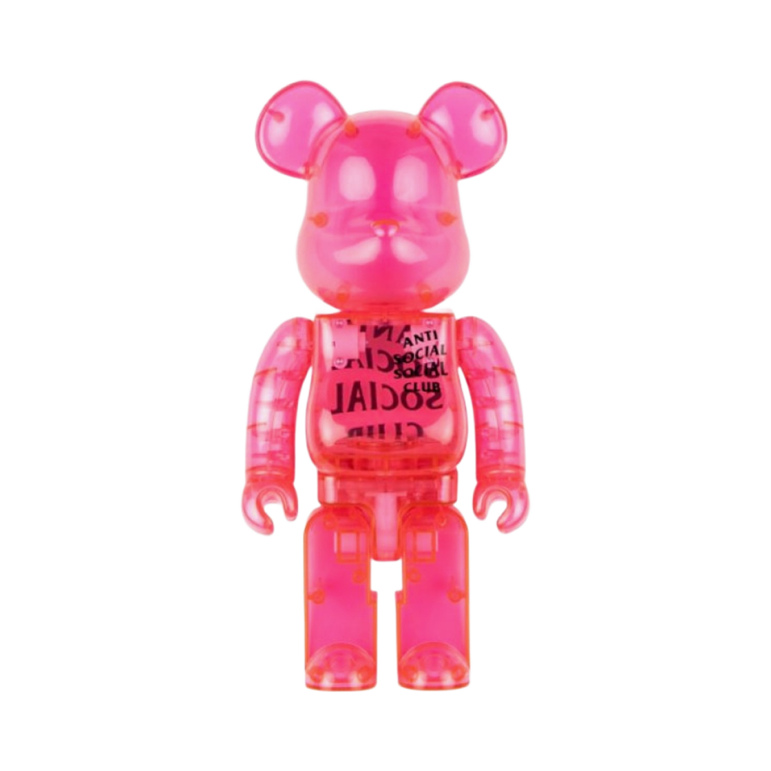 베어브릭 x 안티 소셜 소셜 클럽 400% 핑크(Bearbrick x Anti Social Social Club 400% Pink) - 1