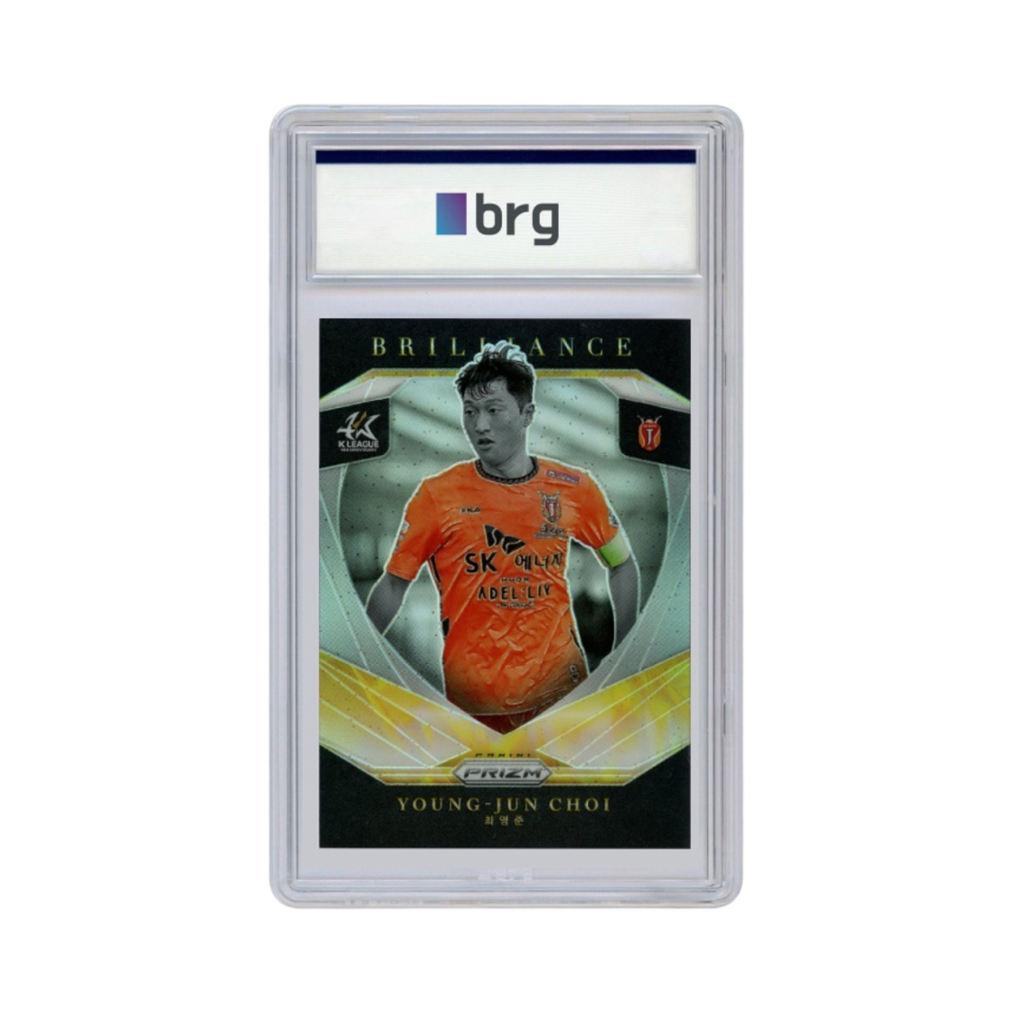 파니니 프리즘 K 리그 #7 제주 유나이티드 최영준 브릴리언스 축구 카드 2023(Panini Prizm K League #7 Jeju United Choi Young Jun Brilliance Soccer Card 2023)