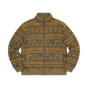Supreme x Missoni Reversible Knit Jacket Olive - 21FW