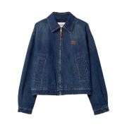 (W) Miu Miu Denim Trucker Jacket Blue