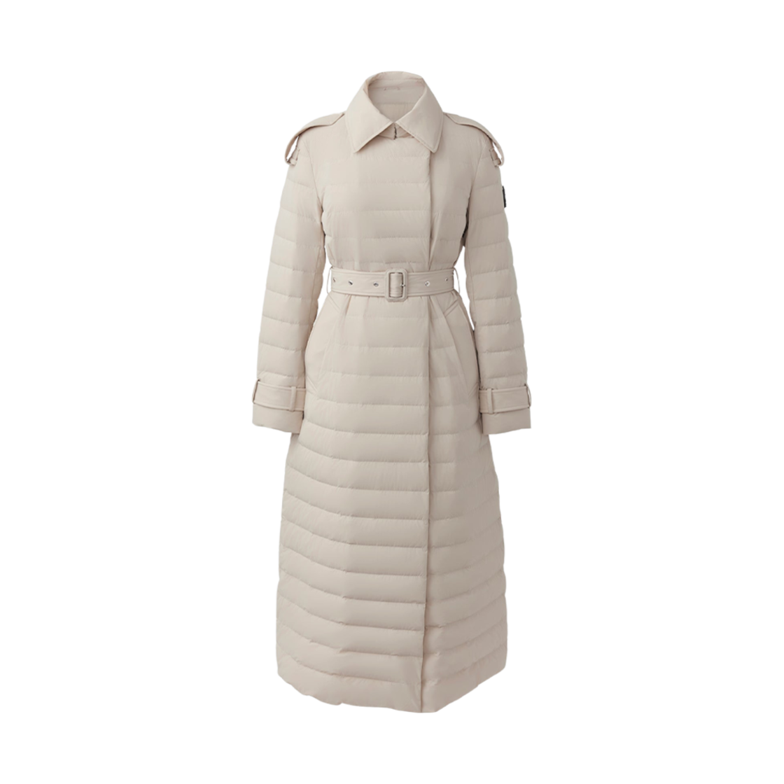 (W) 맥카지 매그다 애자일-360 스트래치 라이트 다운 롱 코트 트렌치((W) Mackage Magda Agile-360 Stretch Light Down Long Coat Trench)