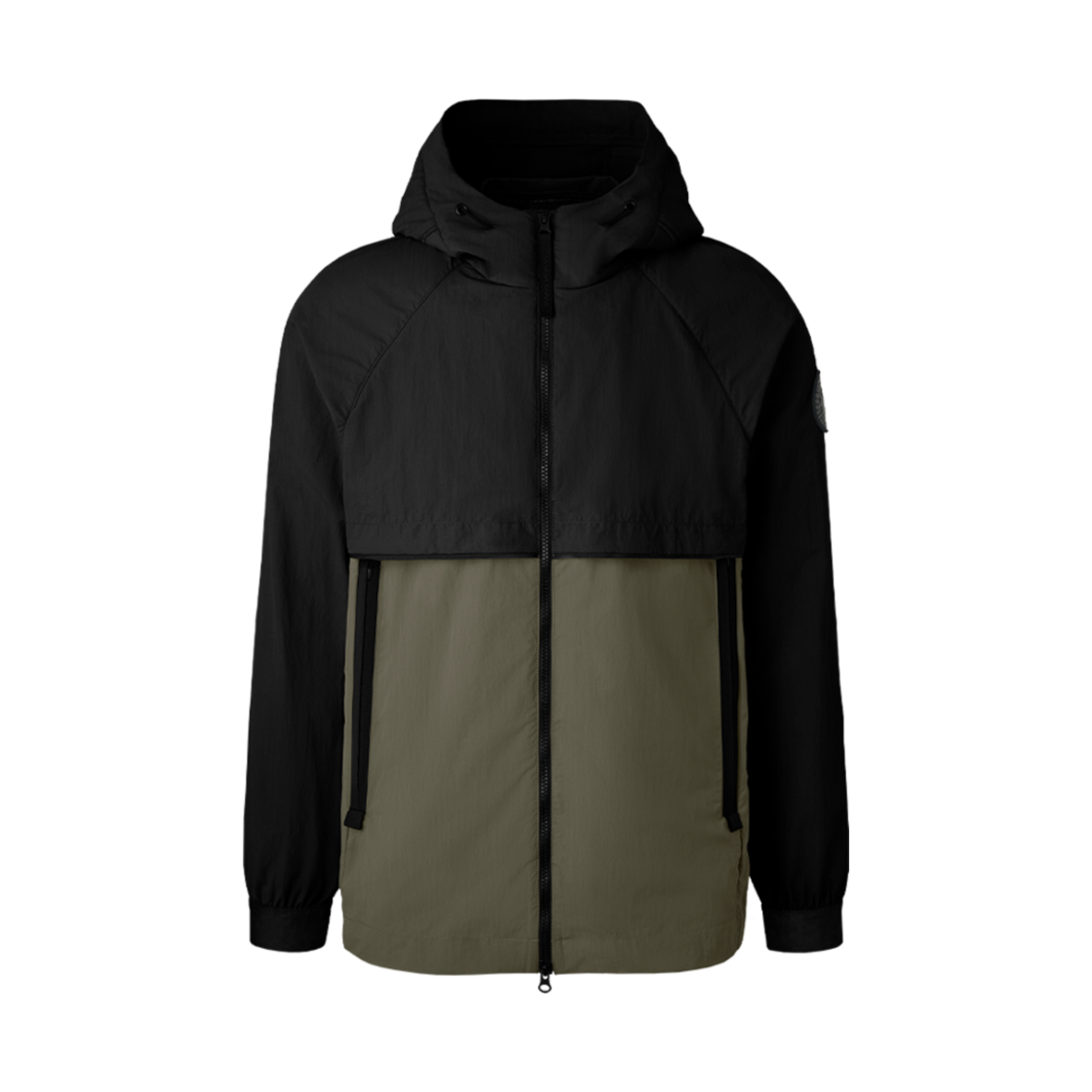 캐나다 구스 파버 후디 컬러 블록 블랙 라벨 세이지브러쉬 블랙(Canada Goose Faber Hoody Colour Blocked Black Label Sagebrush Black)