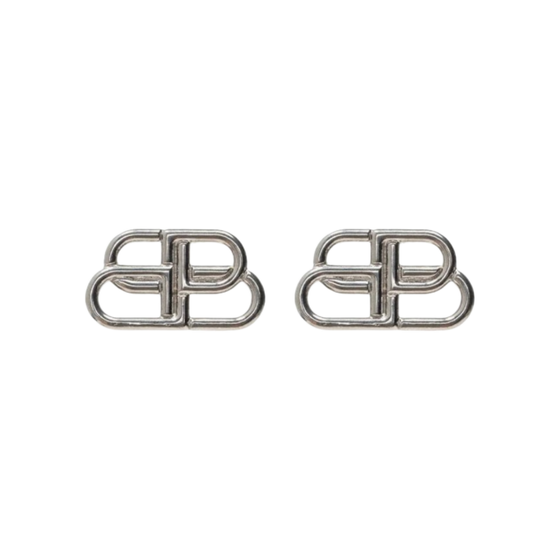 (W) 발렌시아가 BB S 스터드 이어링 실버
