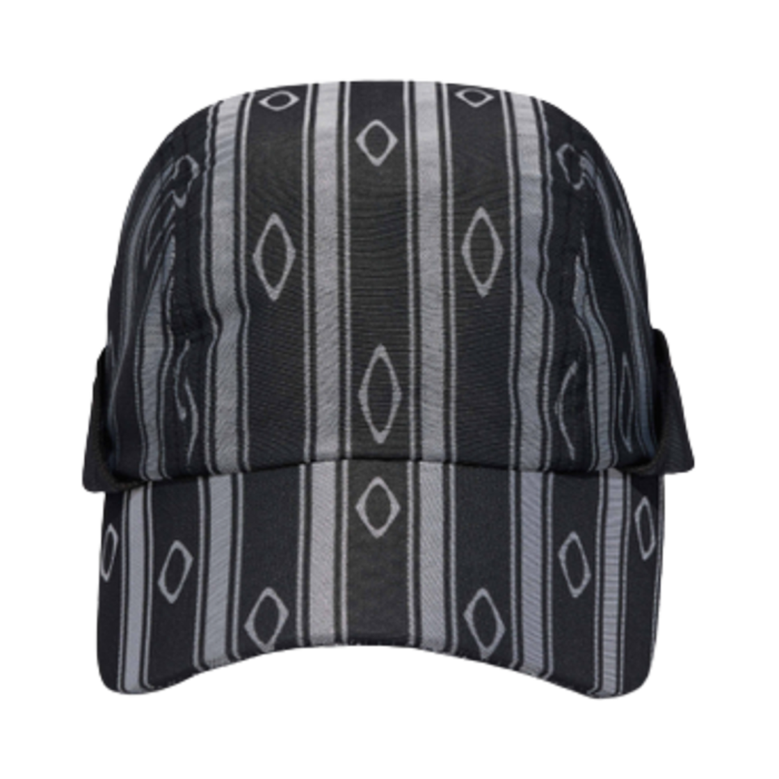 미스치프 자카드 캠프 캡 블랙