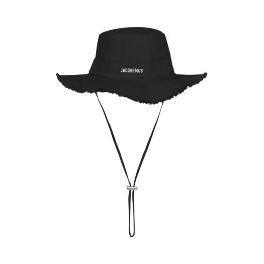 213AC002-5001-990 Jacquemus Le Bob Artichaut Bucket Hat Black