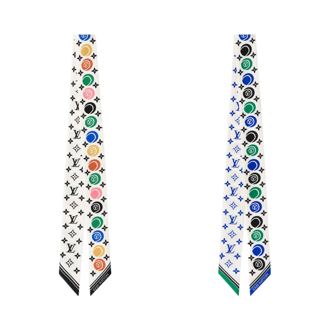(W) 루이비통 매치 BB 방도 세트 멀티컬러((W) Louis Vuitton Match Set Of BB Bandeaus Multicolor) - 1