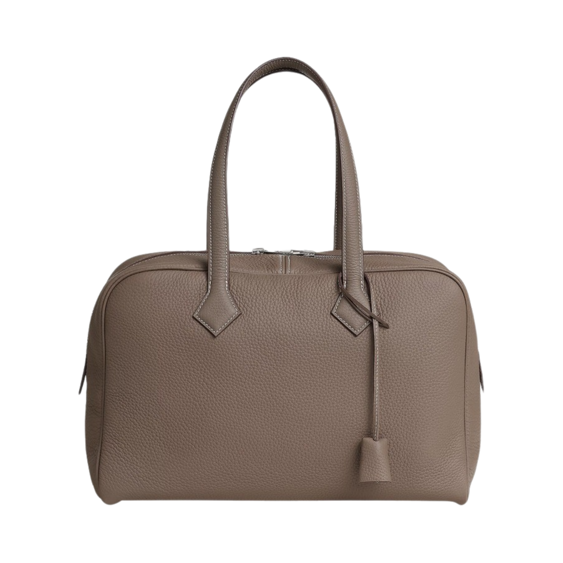에르메스 빅토리아 II 푸르투 35 백 클레망스 & 팔라듐 하드웨어 에뚜쁘(Hermes Victoria II Fourre-Tout 35 Bag Clemence & Palladium Etoupe) - 1