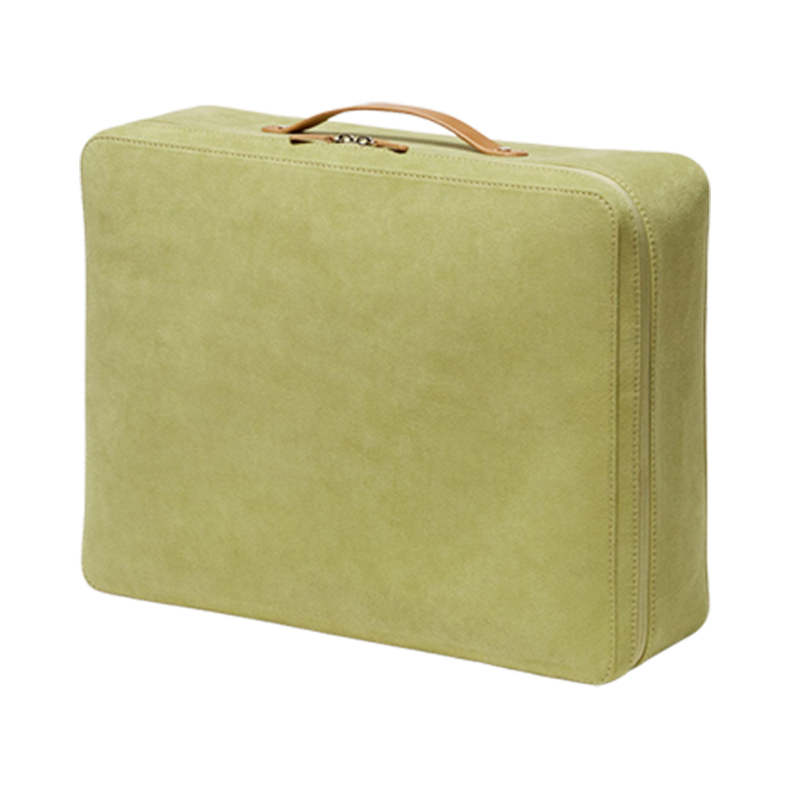 A24AB01AE Auralee Leather Big Travel Case Made By Aeta Light Green