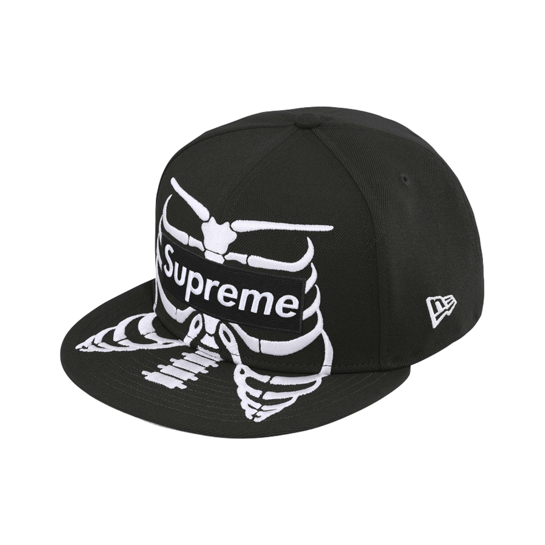 슈프림 본즈 박스로고 뉴에라 블랙 - 25SS(Supreme Bones Box Logo New Era Black - 25SS)