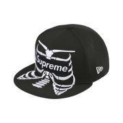 Supreme Bones Box Logo New Era Black - 25SS