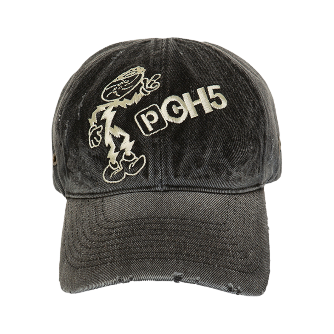 PCS24MXHG011 Peaches Brakeman Embroidery Cap Black