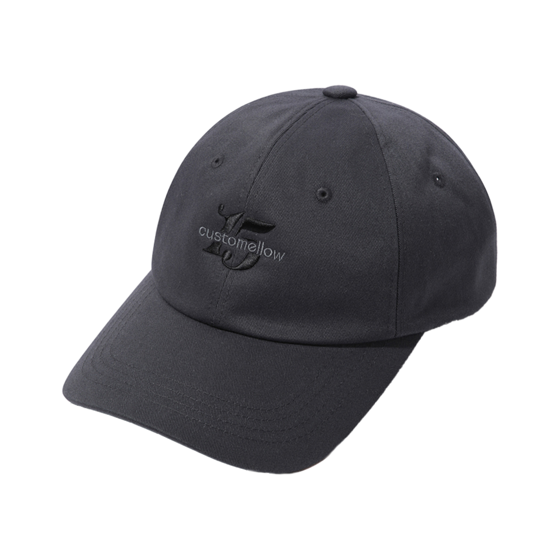 커스텀멜로우 15주년 로고 캡 그레이
