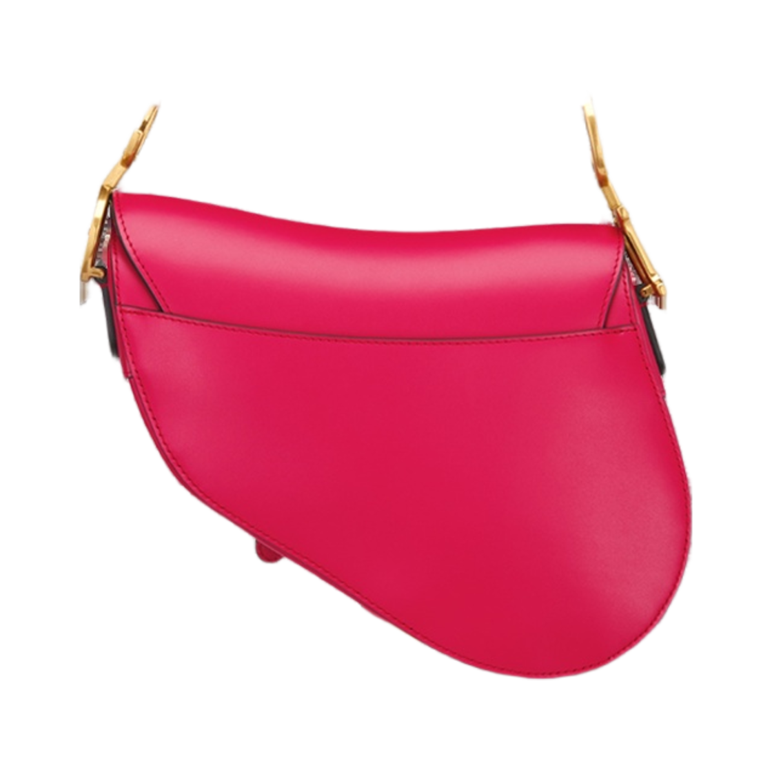 디올 새들 백 스트랩 패션 핑크(Dior Saddle Bag With Strap Passion Pink) - 3