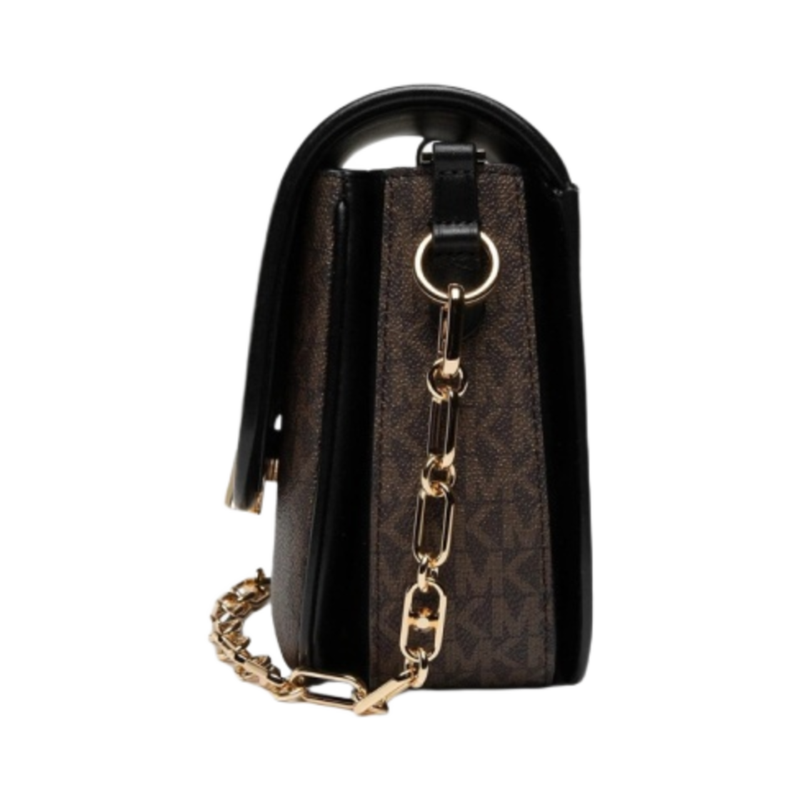 마이클 코어스 파커 미디움 로고 메신저백 블랙 브라운(Michael Kors Parker Medium Logo Messenger Bag Black Brown) - 2