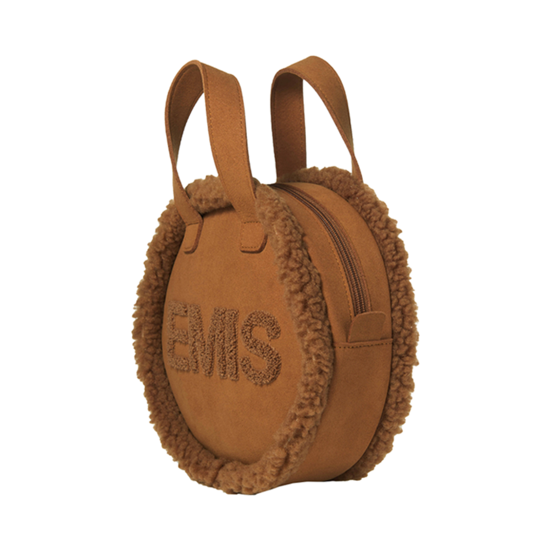 이미스 부클 스웨이드 백 카멜 브라운(Emis Boucle Suede Bag Camel Brown) - 2