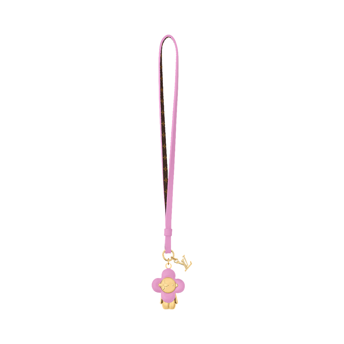 M02127 Louis Vuitton Mini Vivienne Bag Charm Pink