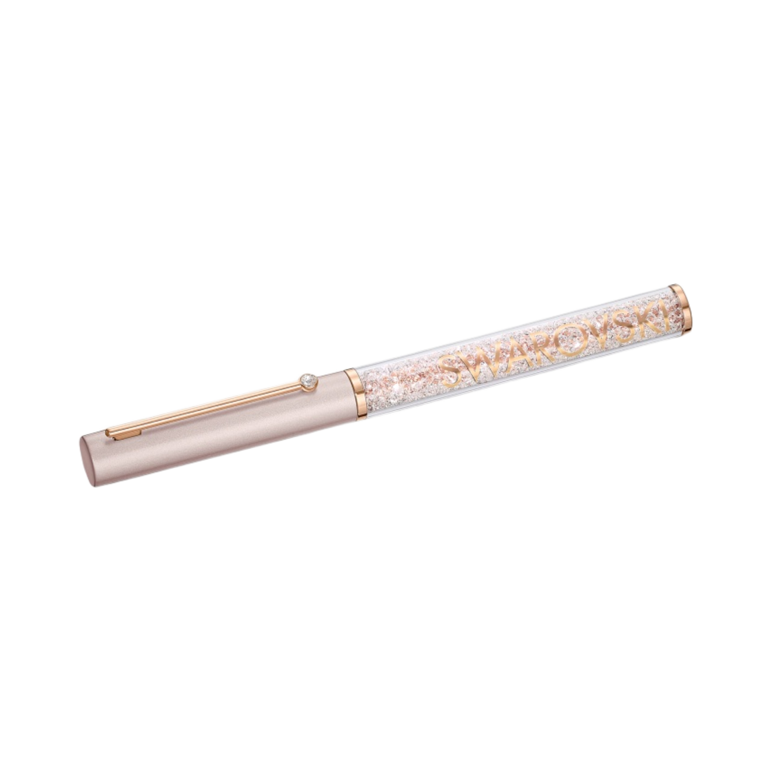 5568759 Swarovski Crystalline Gloss Ballpoint Pen Rose Gold Tone Pink Lacquered Rose Gold Tone Plated