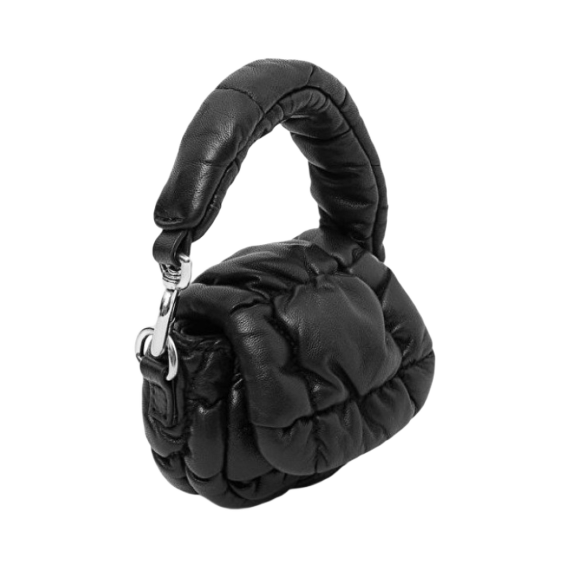 코스 퀼티드 나노백 레더 블랙(COS Quilted Nano Bag Leather Black) - 2