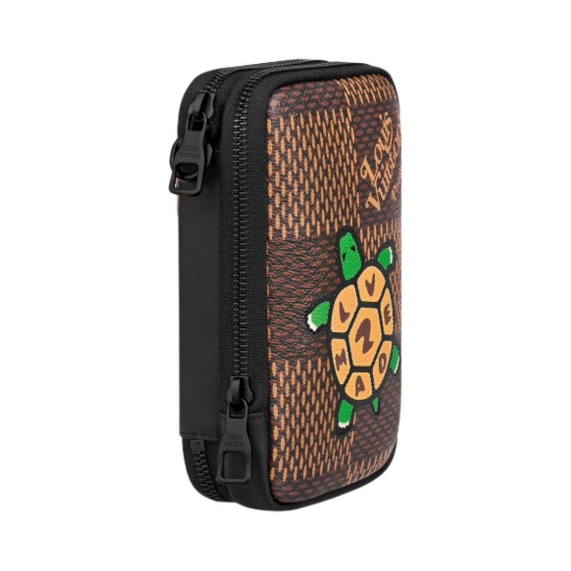 루이비통 x 니고 더블 폰 파우치 자이언트 다미에 에벤(Louis Vuitton x Nigo Double Phone Pouch Giant Damier Ebene) - 2