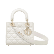 Dior Small Lady Bag My ABCDior Cannage Lambskin Latte