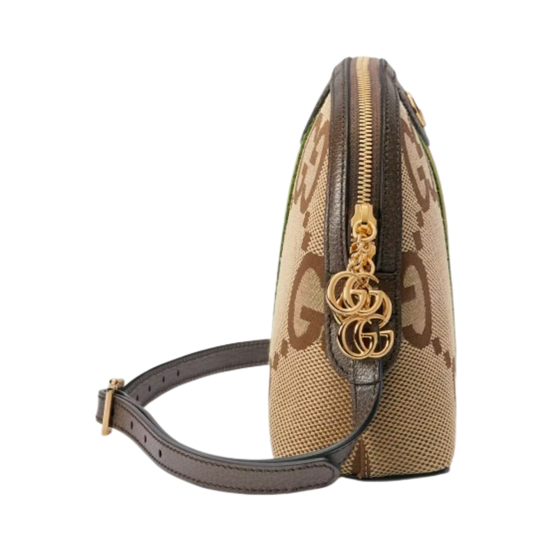 구찌 오피디아 점보 GG 스몰 숄더백 카멜 에보니(Gucci Ophidia Jumbo GG Small Shoulder Bag Camel Ebony) - 3