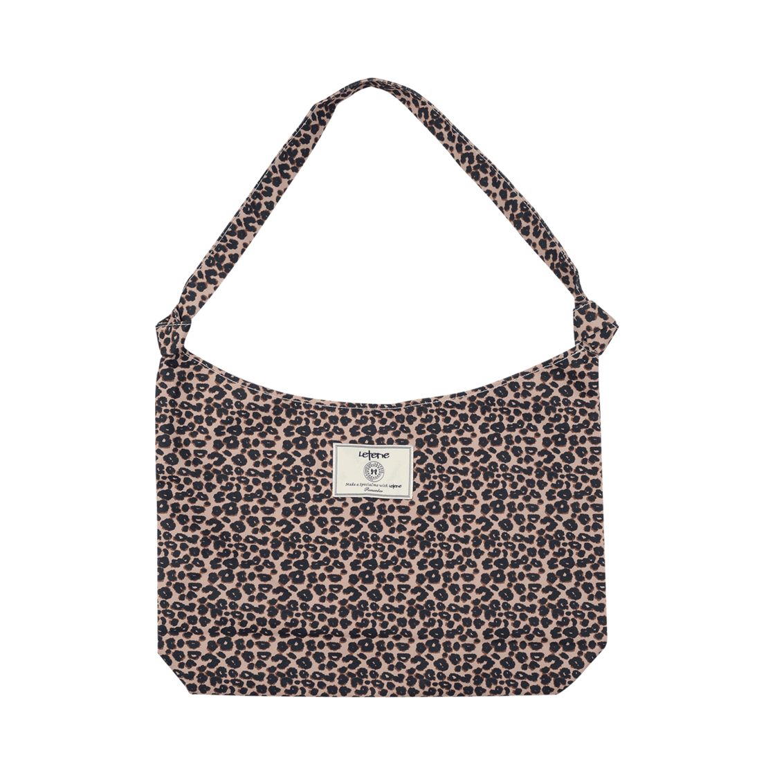 lr25ss08 Leterie Leopard Shoulder Bag_Beige