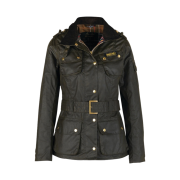 (W) Barbour International Original Wax Jacket Olive