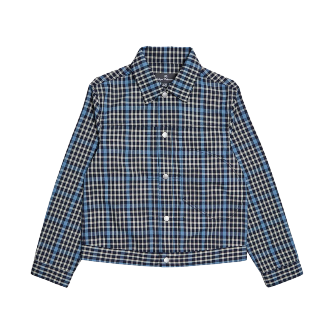 NCOS-SS23-JK-2 Nigel Cabourn Japanese S Type 1 Jacket Navy Check