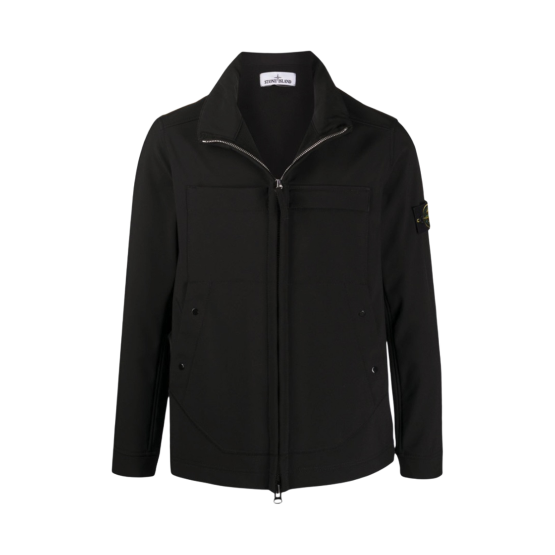 스톤 아일랜드 Q0222 소프트 쉘 라이트 웨이트 자켓 블랙 - 20FW(Stone Island Q0222 Soft Shell Light Weight Jacket Black - 20FW) - 1