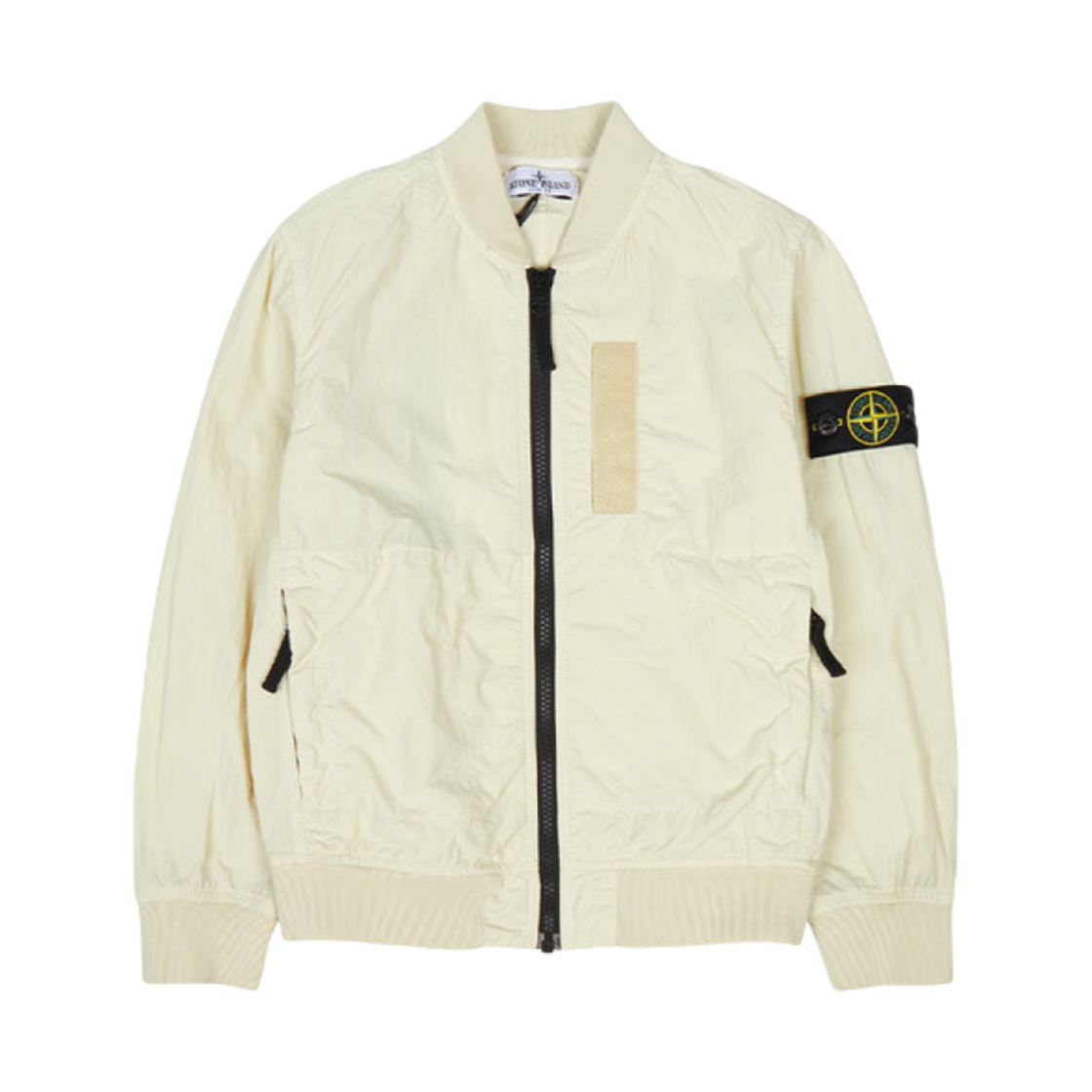 801640430-V0091 (Kids) Stone Island 40430 Bomber Jacket Ecru - 24SS