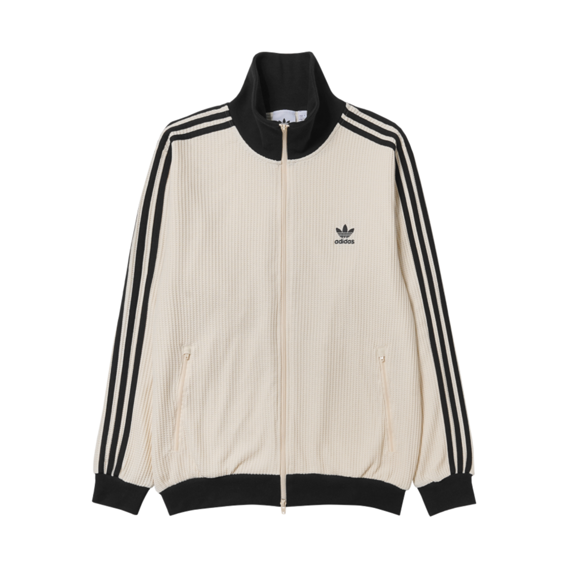 아디다스 와플 베켄바우어 트랙탑 원더 화이트 - KR 사이즈(Adidas Waffle Beckenbauer Track Top Wonder White - KR Sizing)