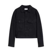Lemaire Heavy Denim Trucker Jacket Black