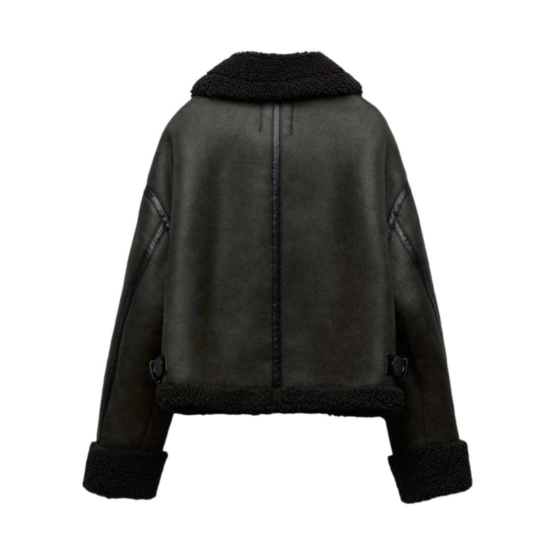 (W) 자라 더블 페이스드 자켓 그린((W) Zara Double Faced Jacket Green) - 2