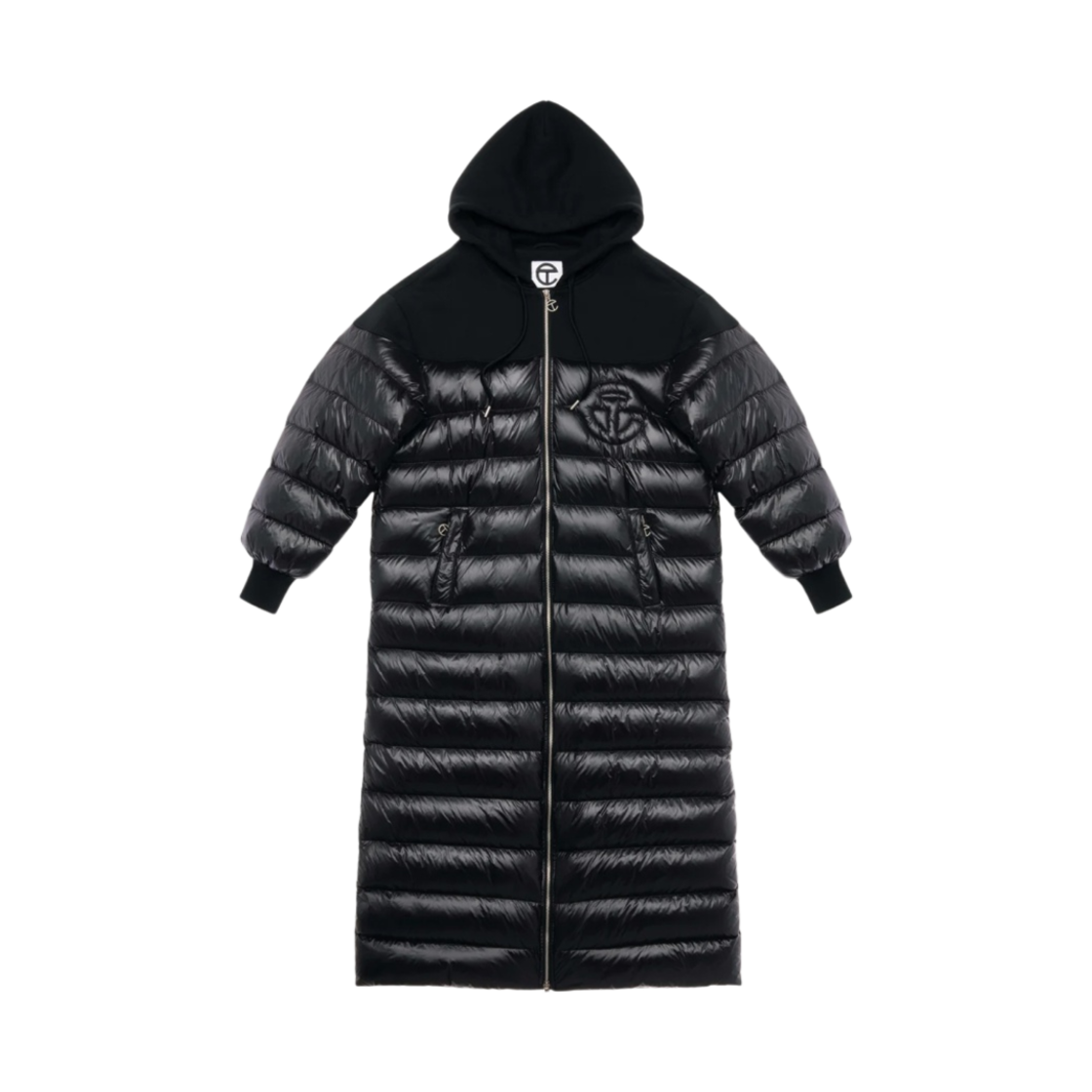 - Telfar Puff Hoodie Coat Black