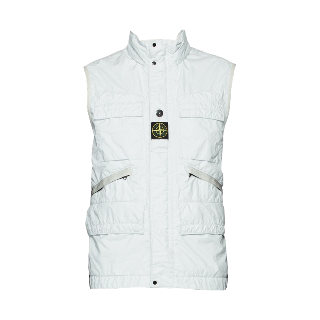 스톤 아일랜드 G0123 가먼트 다이드 베스트 아이스 - 22SS(Stone Island G0123 Garment Dyed Vest Ice - 22SS) - 1