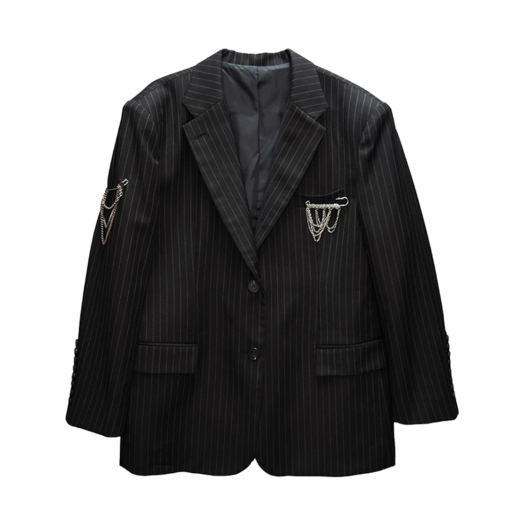P0000DKN Dared Uncle Jacket In Stripe