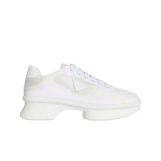 1E937N-YZU-F0009 (W) Prada Re-nylon Sneakers White