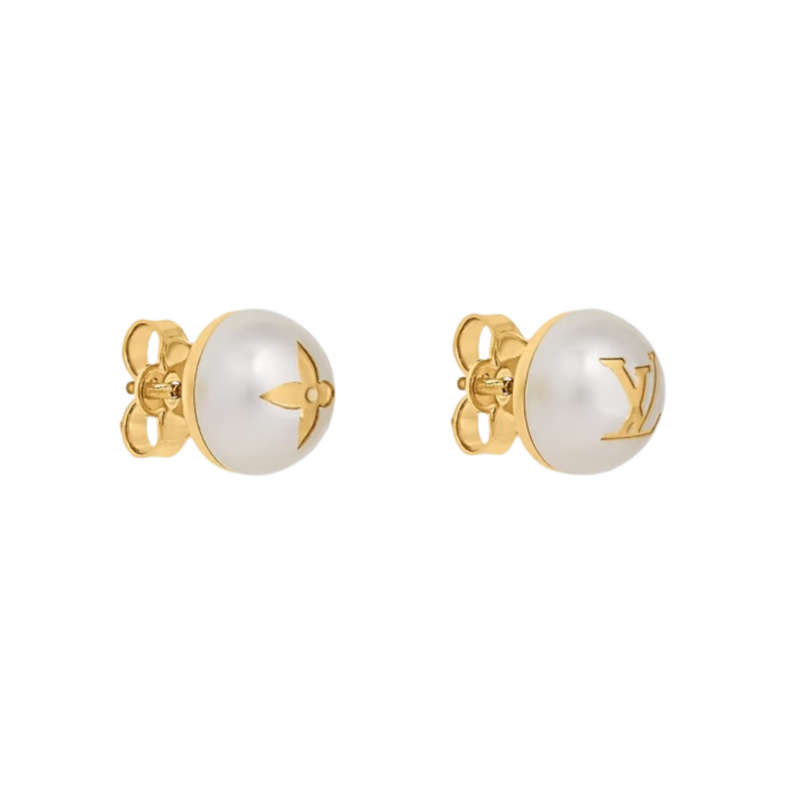 (W) 루이비통 마이 믹스 펄 이어링 골드((W) Louis Vuitton My Mix Pearl Earrings Gold) - 2