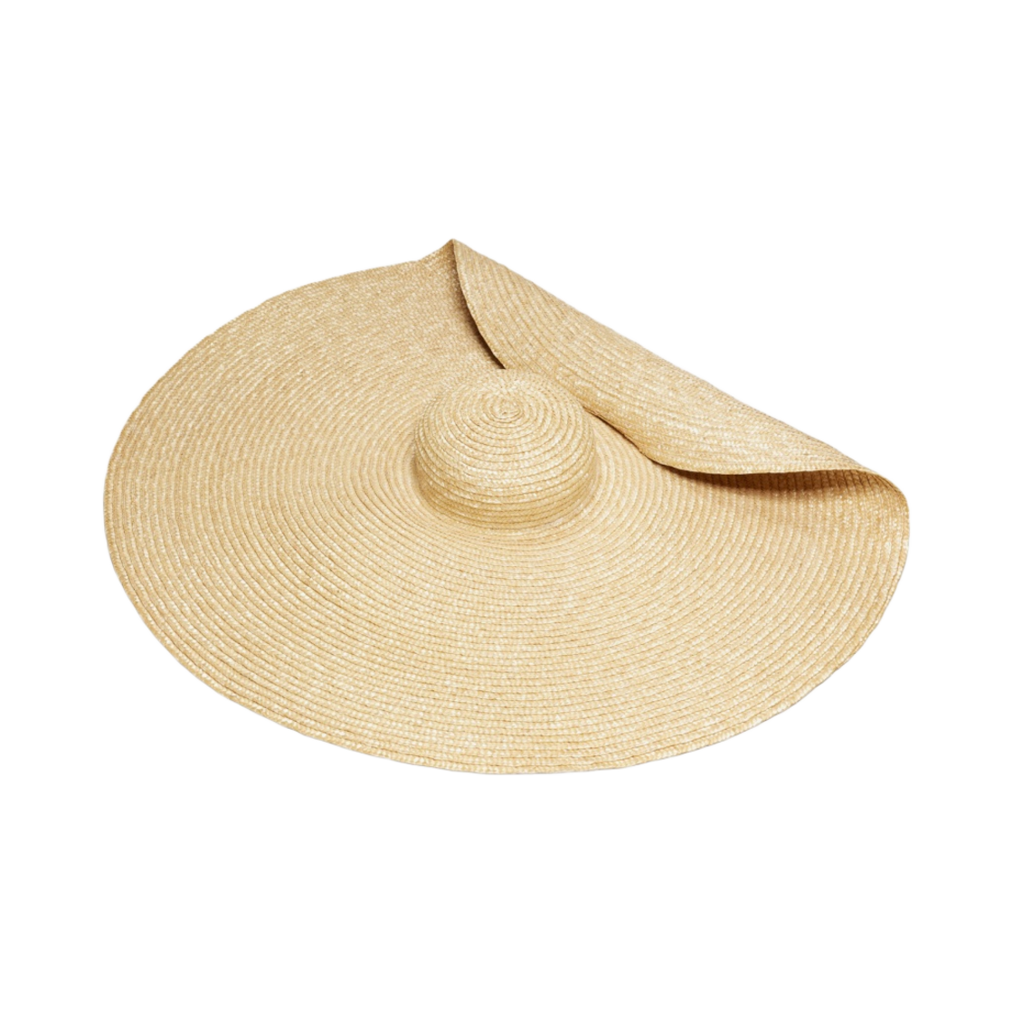 자크뮈스 르 샤포 봄바 와이드 브림 햇 인 라피아 베이지(Jacquemus Le Chapeau Bomba Wide Brim Hat In Raphia Beige) - 1
