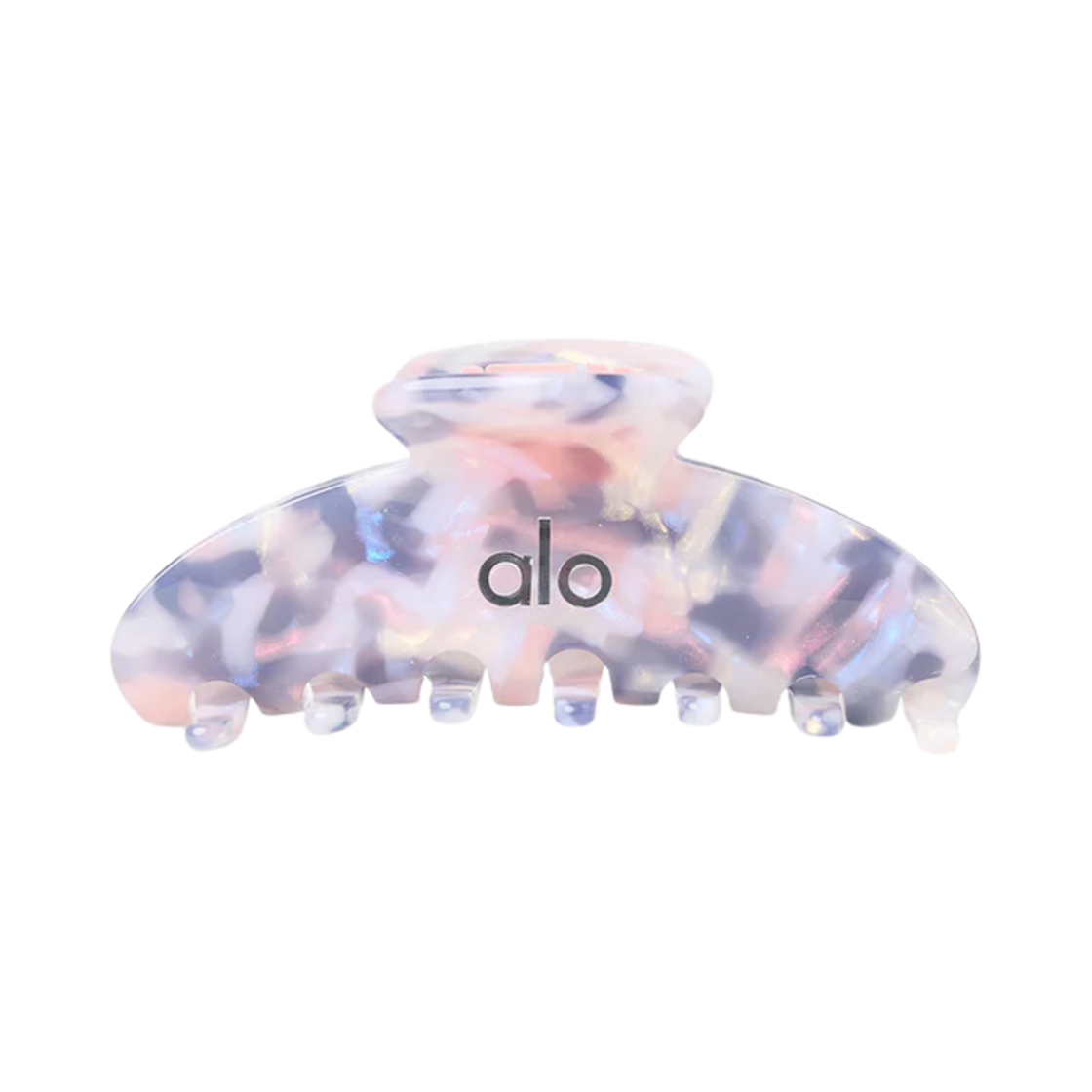 (W) 알로 요가 90’s 클로 클립 스모키 로즈 크리스탈((W) Alo Yoga 90's Claw Clip Smoky Rose Crystal)