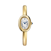 Cartier Baignoire Watch Mini Quartz Yellow Gold Size 15 Bracelet