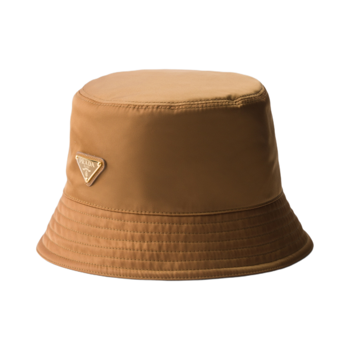 1HC137-2DMI-F0BR5 Prada Re-Nylon Bucket Hat Brandy