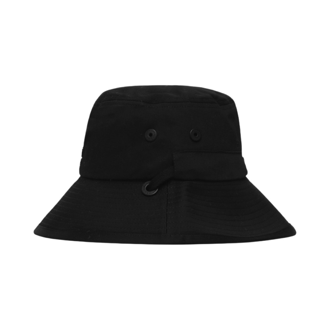 아미 하트 로고 버킷햇 스트링 블랙 실버(AMI de Coeur Bucket Hat With String Black Silver) - 2