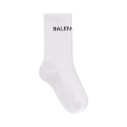 (W) Balenciaga Socks White Black