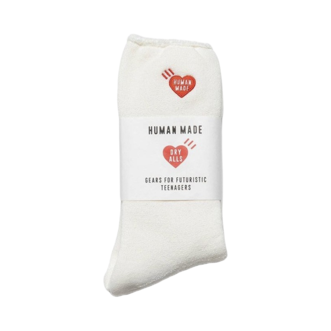 휴먼 메이드 플레이팅 파일 삭스 화이트(Human Made Plating Pile Socks White) - 2