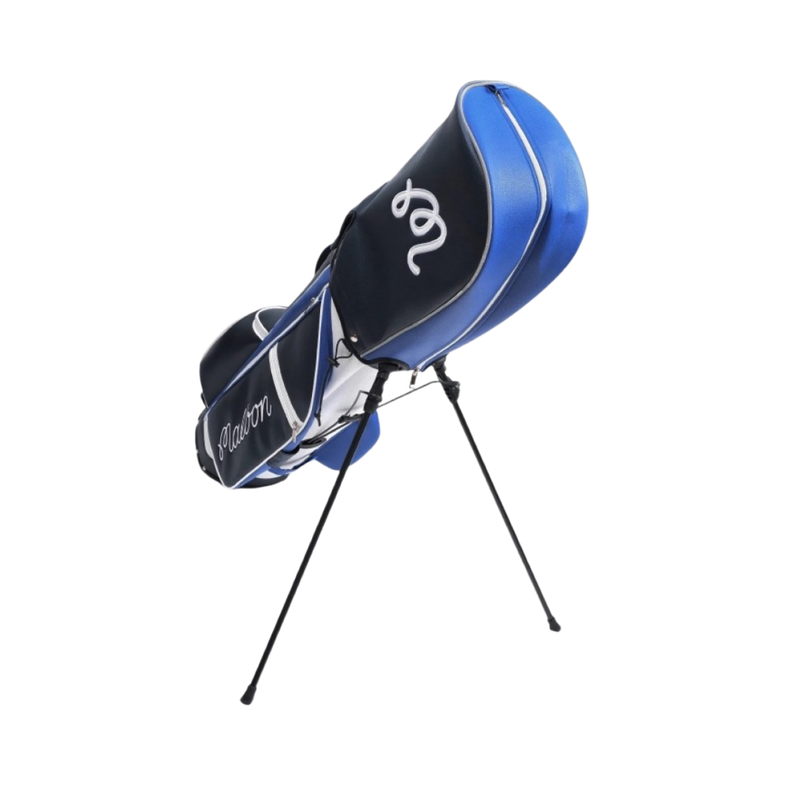 말본 골프 x 휠 업 골프백 럭스 블루(Malbon Golf x Wheels Up Golf Bag Luxe Blue) - 2