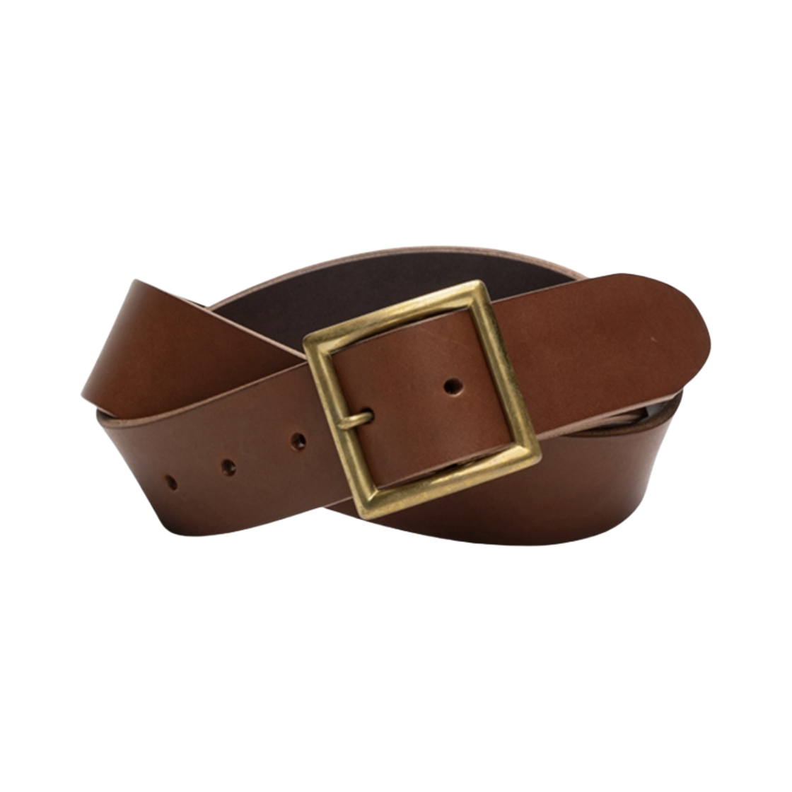 0123103003016 Visvim Plain Belt 40mm Brown - 23SS